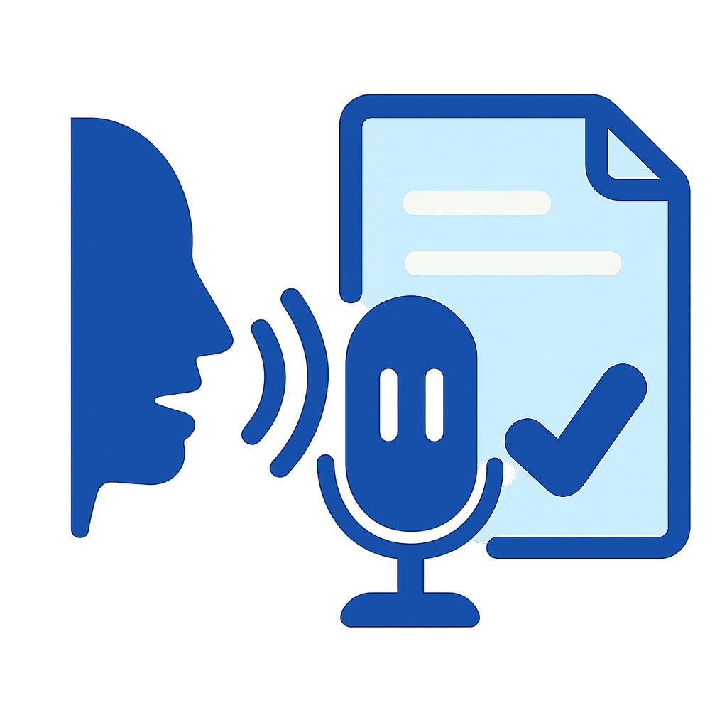 話すだけで報告が完了