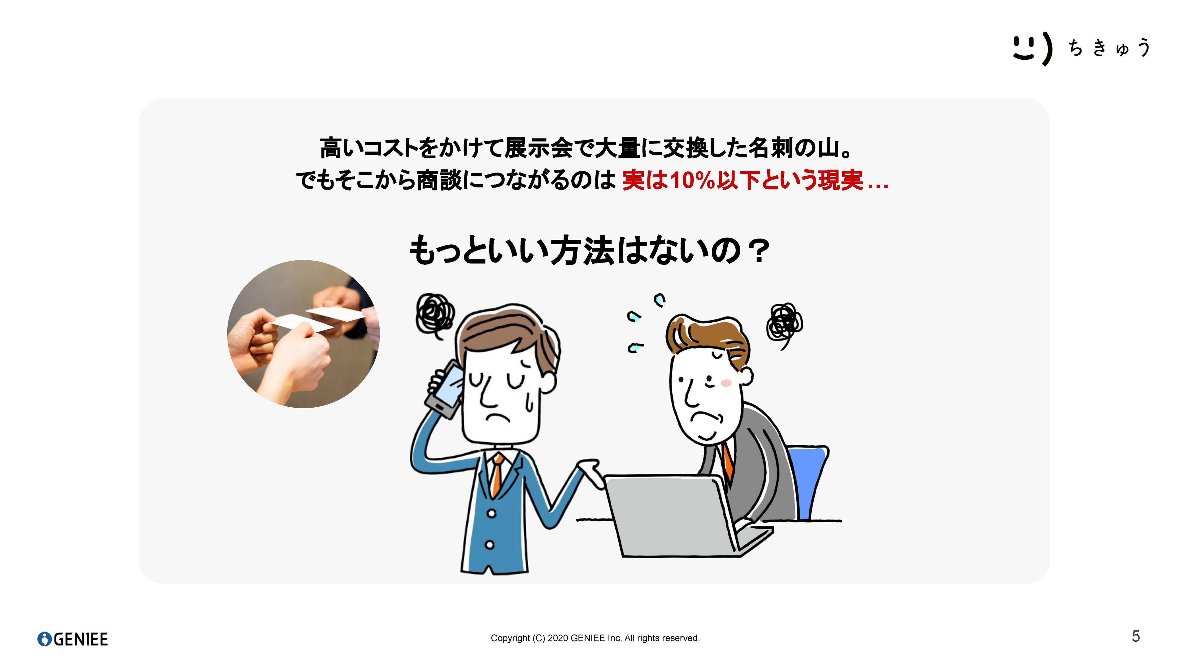 展示会やセミナー、Web広告で獲得した大量名刺や商談につながらなかった名刺をほったらかしにしていませんか？
企業がメッセージや情報を発信し続けることで、15～20％の顧客が検討し始めるといいます。
「過去名刺を活用した見込顧客の創出方法」について当社での成功体験をもとに、明日から使えるノウハウをお伝えします。