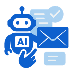 AIによるお礼メール・報告の自動作成のイメージ