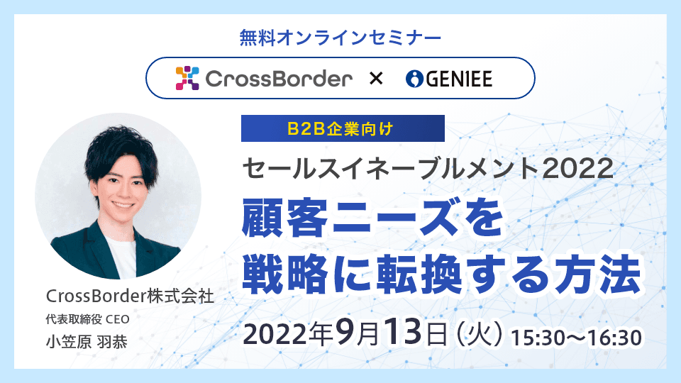 中小企業の為の セールスイネーブルメント