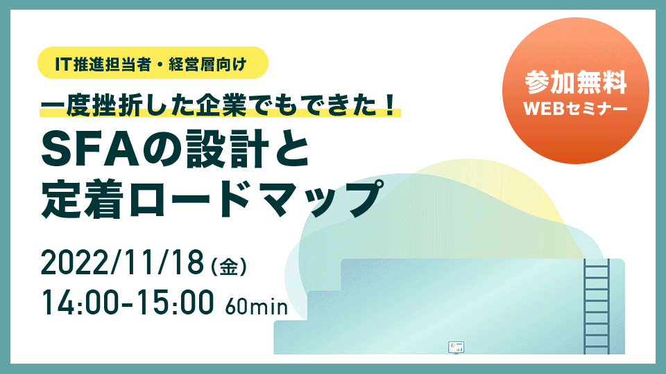 SFAの設計と<br>社内定着ロードマップ