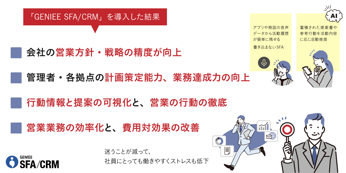 大手OA機器販売事業会社│エンプラSFA活用事例